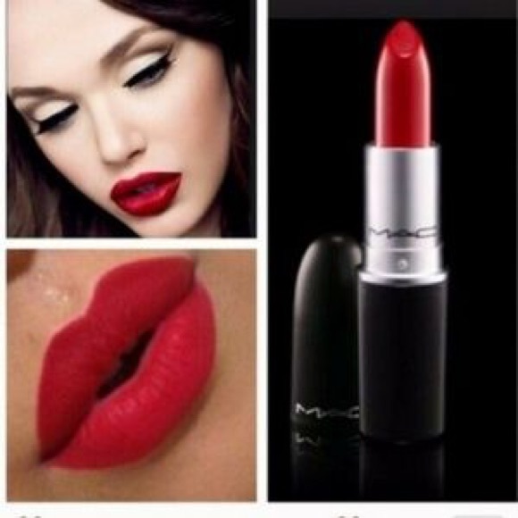 mac matte lipstick in russian red